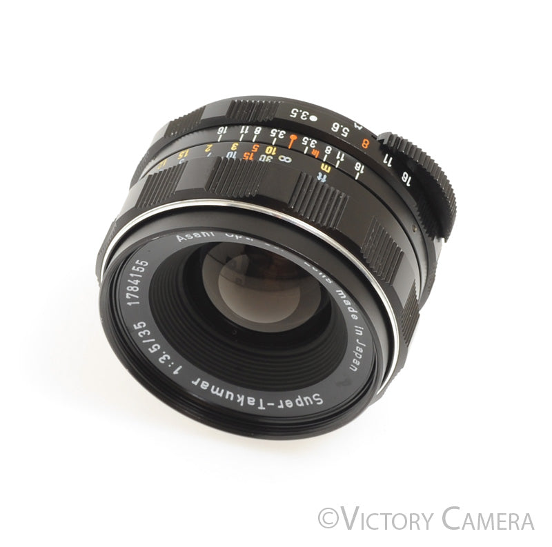 Pentax Super-Takumar 35mm f3.5 M42 Screw Mount Wide Angle Lens [EXC+] - Victory Camera