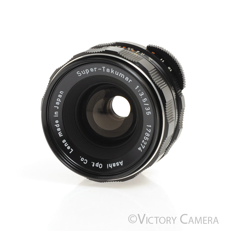 Pentax Super-Takumar 35mm f3.5 M42 Screw Mount Wide Angle Lens  [MINT-] - Victory Camera