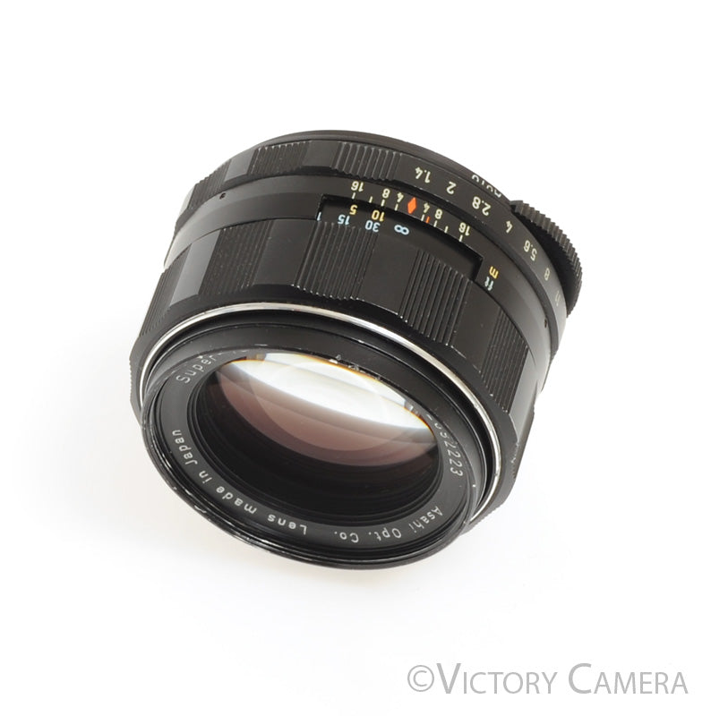 Pentax Super-Takumar 50mm F1.4 M42 Screw Mount Thorium Glass Lens [EX-] - Victory Camera