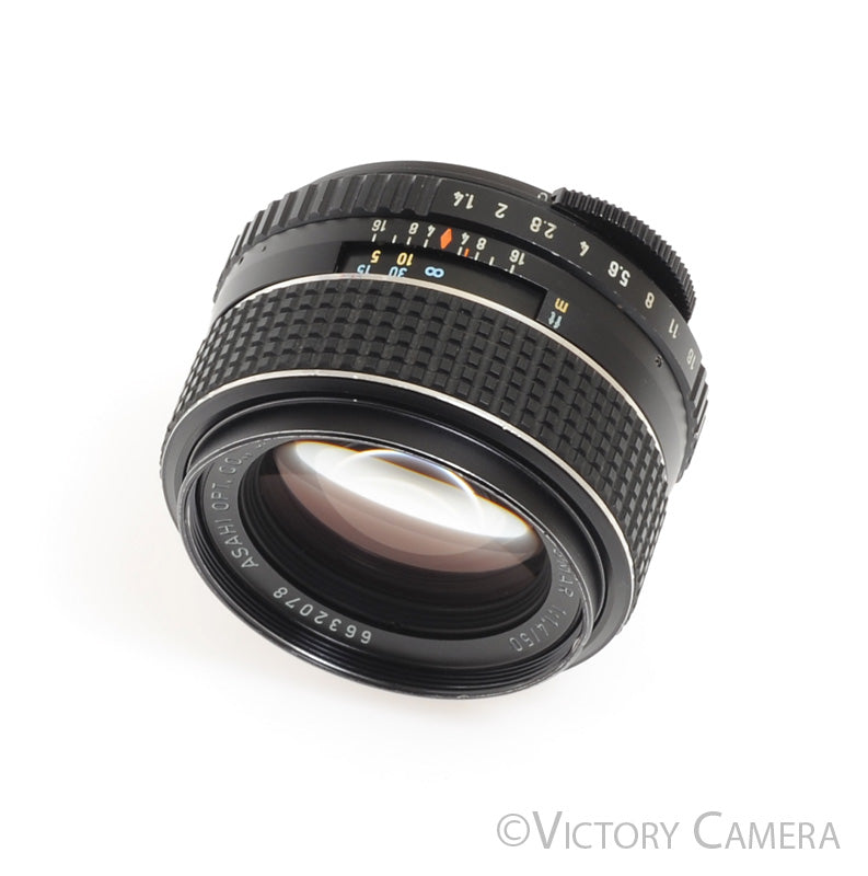 Pentax Super-Takumar 50mm F1.4 M42 Screw Mount Lens -Declicked for Vid