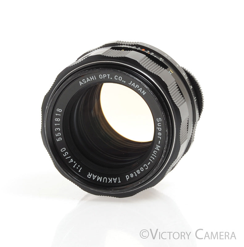 Pentax Super-Takumar 50mm F1.4 M42 Screw Mount Thorium Glass Lens [EXC+] - Victory Camera