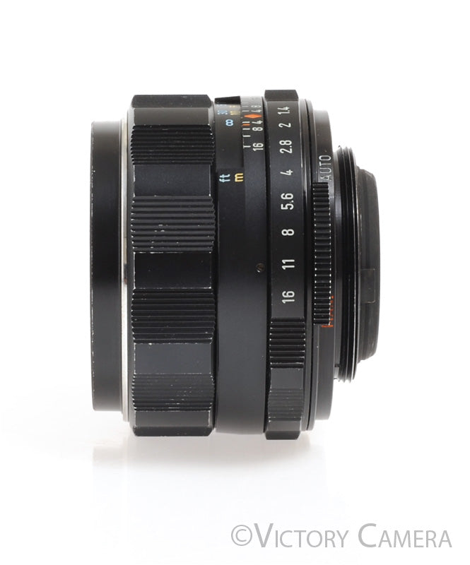 Pentax Super-Takumar 50mm F1.4 M42 Screw Mount Thorium Glass Lens [EXC+] - Victory Camera