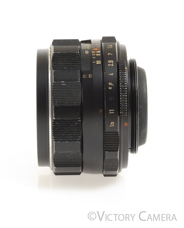 Pentax Super-Takumar 50mm F1.4 M42 Screw Mount Thorium Glass Lens  [EXC+] - Victory Camera