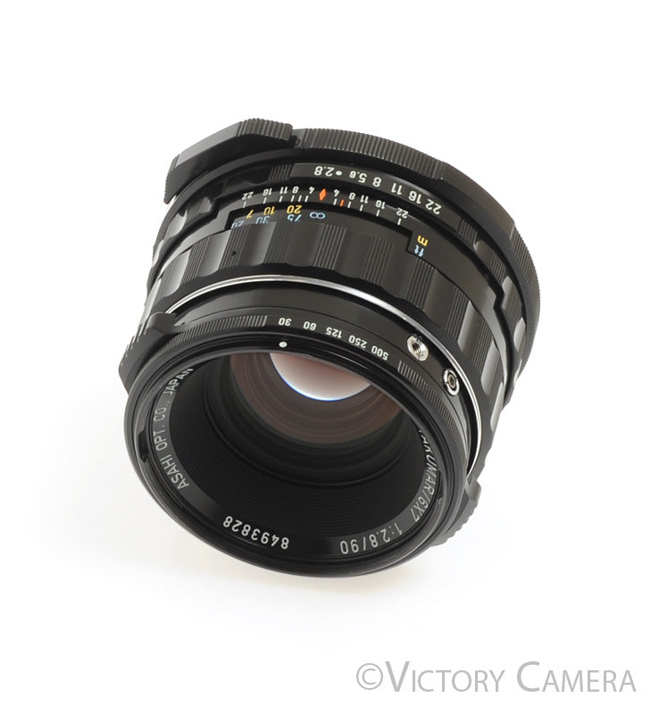 Pentax 90mm f2.8 LS Leaf Shutter Lens for 67 6x7 Camera w/ Case [MINT-] - Victory Camera