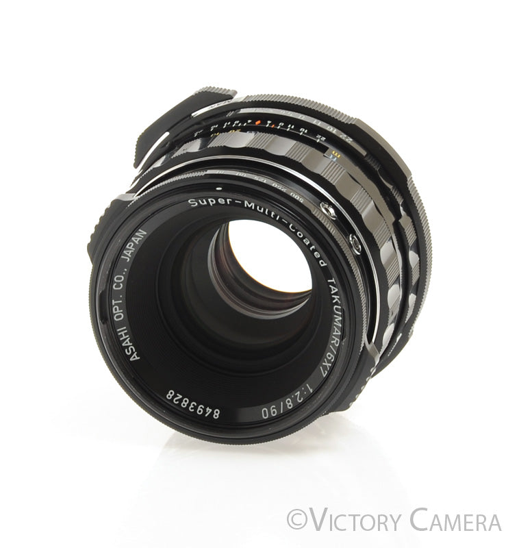 Pentax 90mm f2.8 LS Leaf Shutter Lens for 67 6x7 Camera w/ Case [MINT-] - Victory Camera