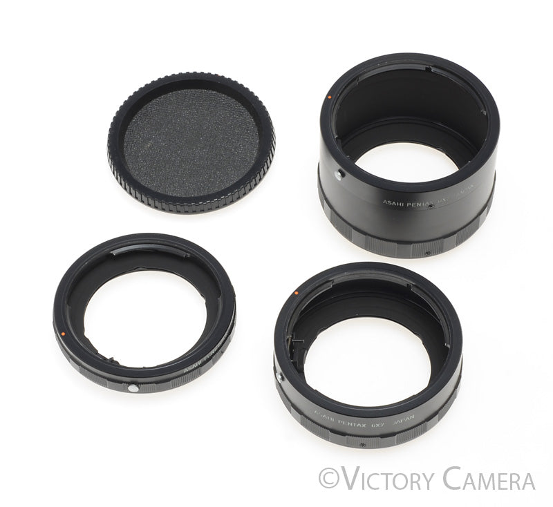 Pentax 67 Macro Extension Tube Set 1, 2, &amp; 3 [EXC+]