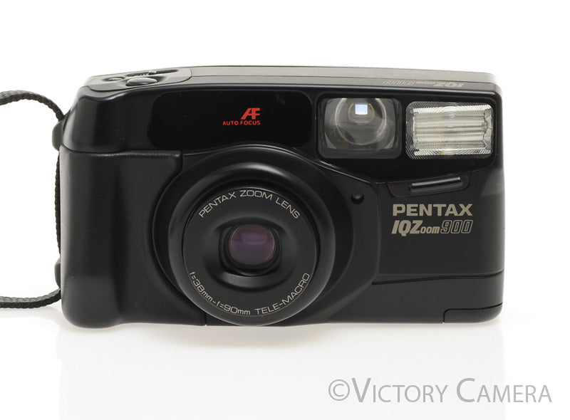 Pentax IQZoom 900 35mm Point &amp; Shoot Film Camera w/ 38-90mm Zoom Lens [EXC+] - Victory Camera