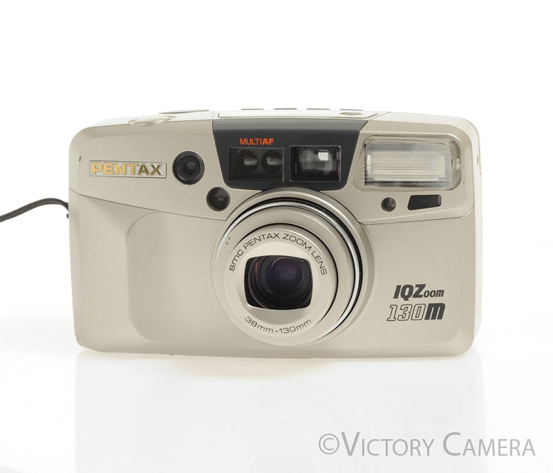 Pentax IQZoom 130m 35mm Point &amp; Shoot Film Camera w/ 38-130mm Lens [EXC+] - Victory Camera