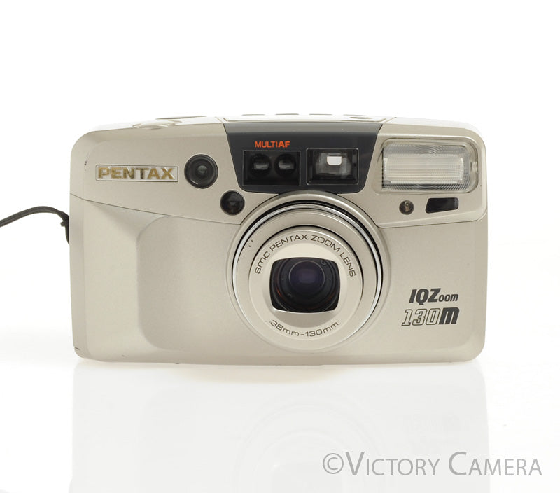 Pentax IQZoom 130m 35mm Point &amp; Shoot Film Camera w/ 38-130mm Lens [EXC+] - Victory Camera