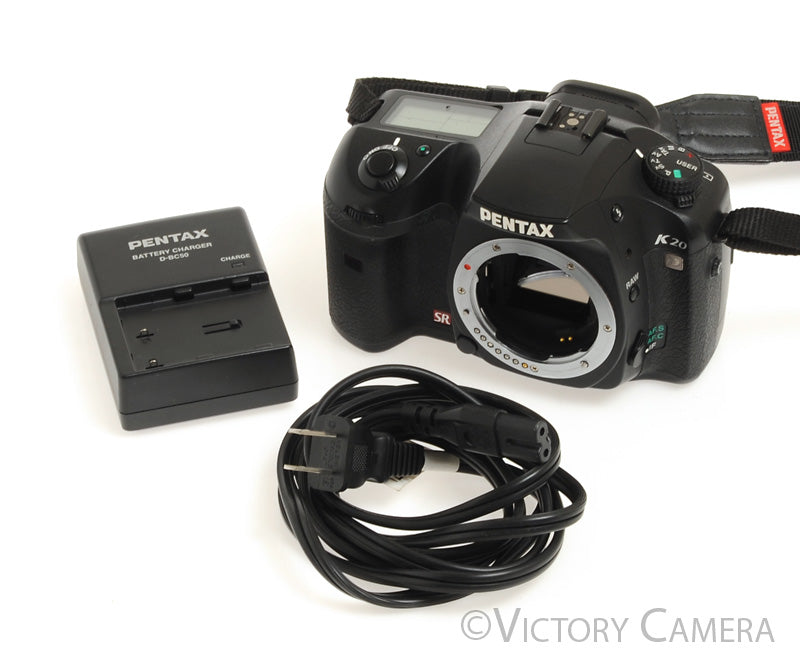 Pentax K20D 14.6MP Digital SLR Camera Body w/ Charger [EXC] - Victory Camera