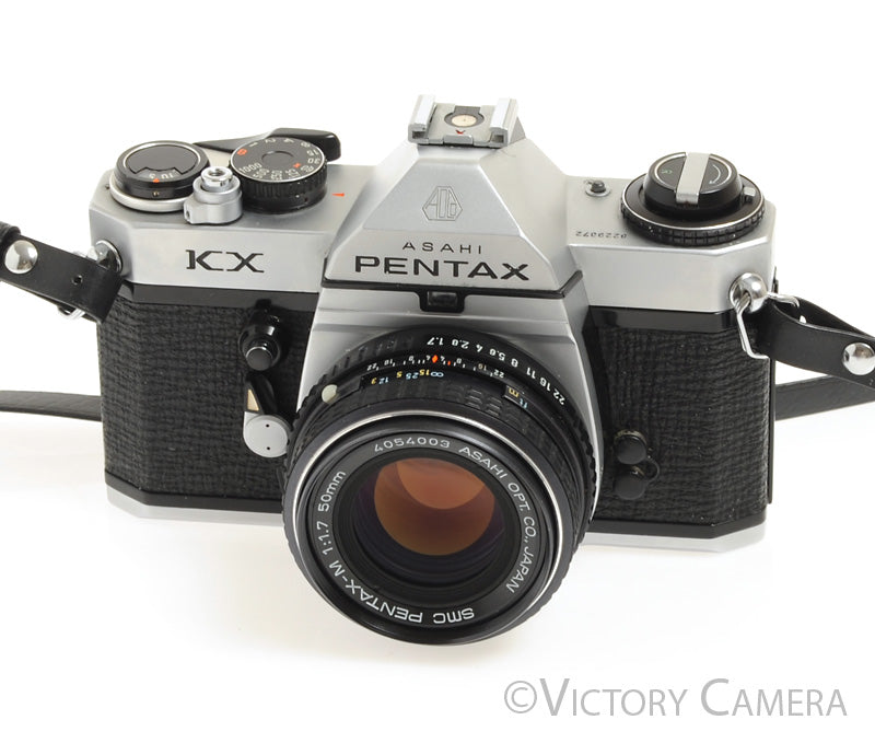 Pentax KX 35mm Camera w/ 50mm f1.7 Lens -New Light Seals- [EXC+]