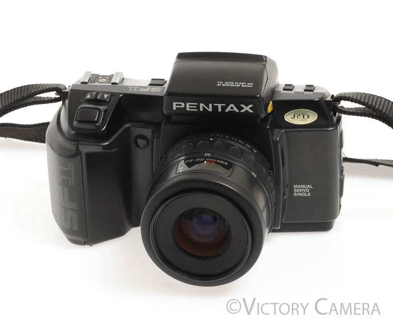 Pentax SF1 35mm SLR Film Camera with 35-80mm AF lens + Case [EXC] - Victory Camera