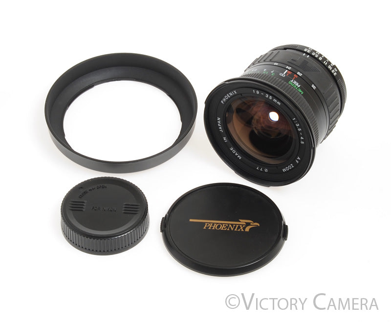 Phoenix 19-35mm f3.5-4.5 Nikon Autofocus Zoom Lens [EXC+] - Victory Camera