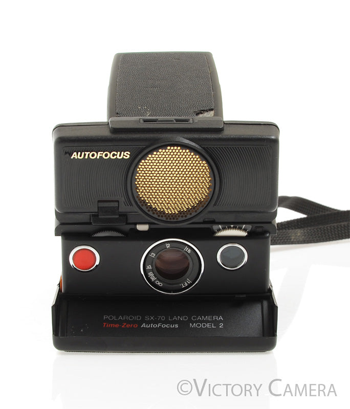 Polaroid SX-70 SX70 Time-Zero AutoFocus Model 2 Black Instant Film Cam