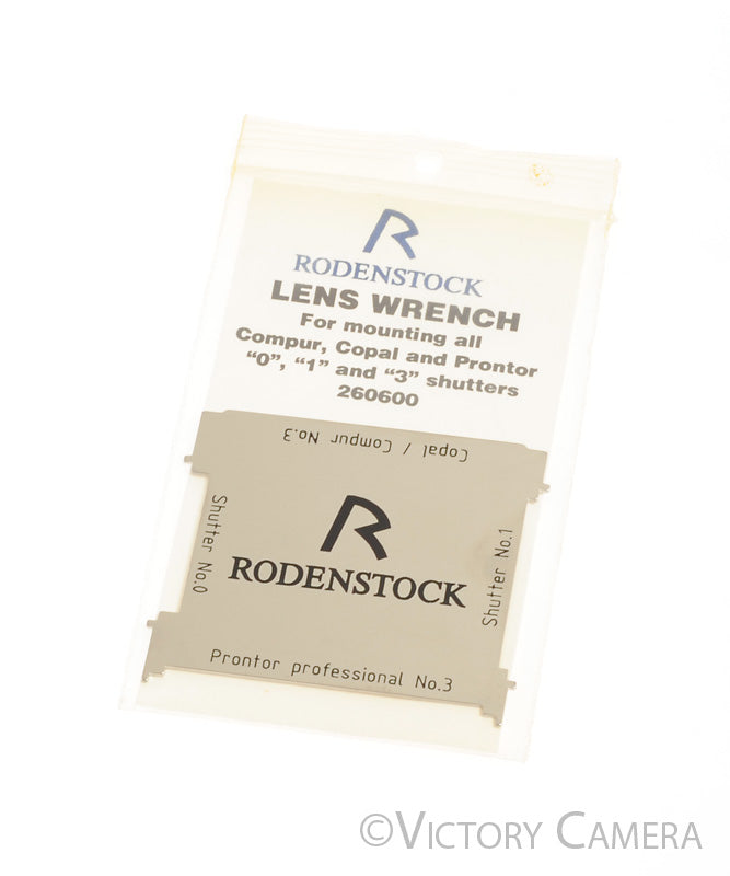 Rodenstock Genuine Lens Wrench for Compur, Copal, Prontor 0, 1, & 3 Sh