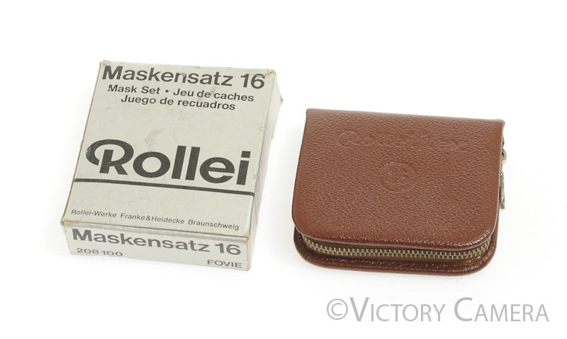 Rolleiflex Maskensatz 16 FOVIE Mask Set for Rolleiflex T  [MINT] - Victory Camera