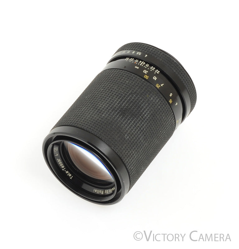 Rollei HFT 135mm f4 Tele-Tessar Telephoto Lens for Rollei/QBM Mount [EXC+] - Victory Camera