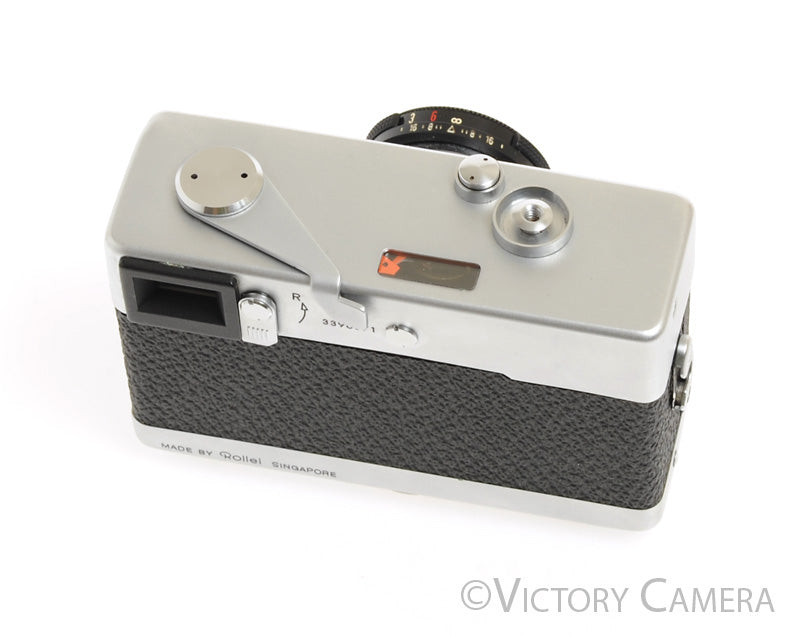 Rollei 35 40mm f3.5 Zeiss Tessar Chrome Camera -No Meter- [GOOD] - Victory Camera