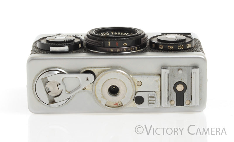 Rollei 35 Chrome 35mm Camera w/ 40mm f3.5 Tessar Lens -Good Meter- [EXC-] - Victory Camera