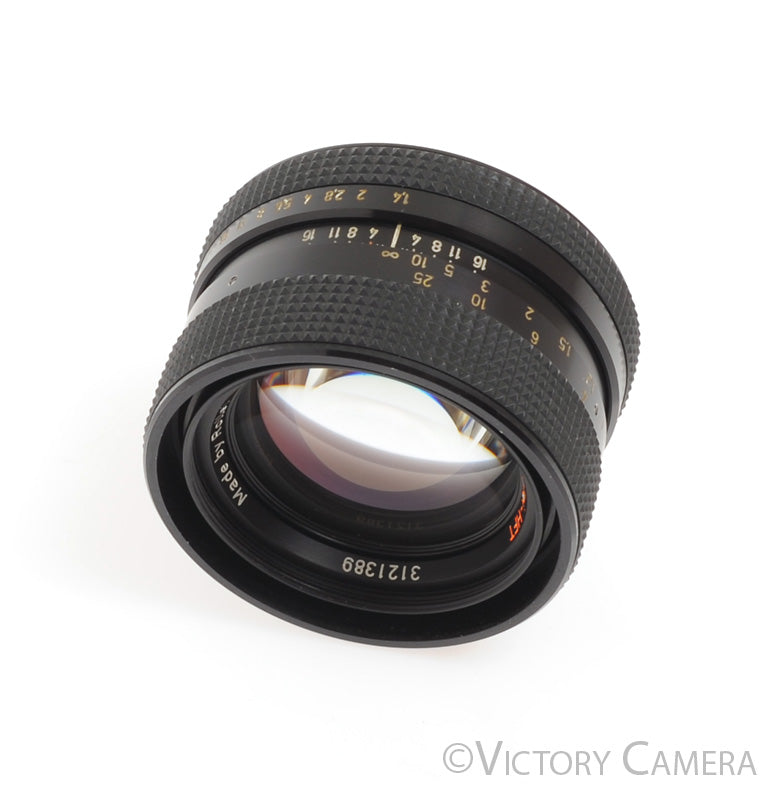 Rollei Rolleiflex QBM 50mm F1.4 HFT Planar Lens -Clean in Box- - Victory Camera