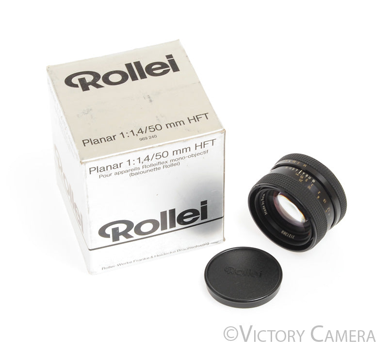 Rollei Rolleiflex QBM 50mm F1.4 HFT Planar Lens [EXC+] - Victory Camera