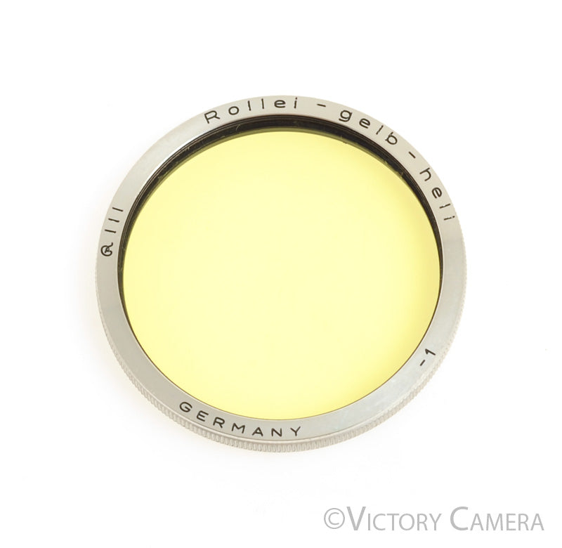 Rollei Rolleiflex Bay III Light Yellow Gelb-Hell Filter TLR [MINT-] - Victory Camera