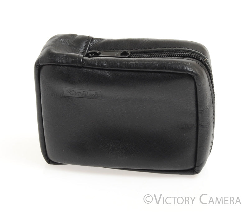 Rollei 35 Black Leather Zip Case - Victory Camera