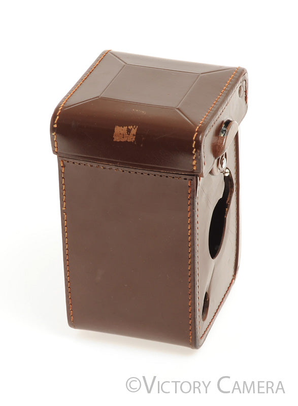 Genuine Rollei Rolleiflex Brown Leather Ever Ready Case for 2.8F TLR  [EXC] - Victory Camera