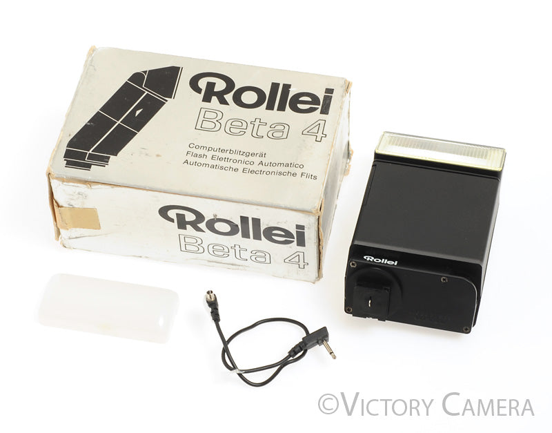 Rollei Beta 4 Computerblitzgerat Flash for Film Cameras w Box [EXC+]