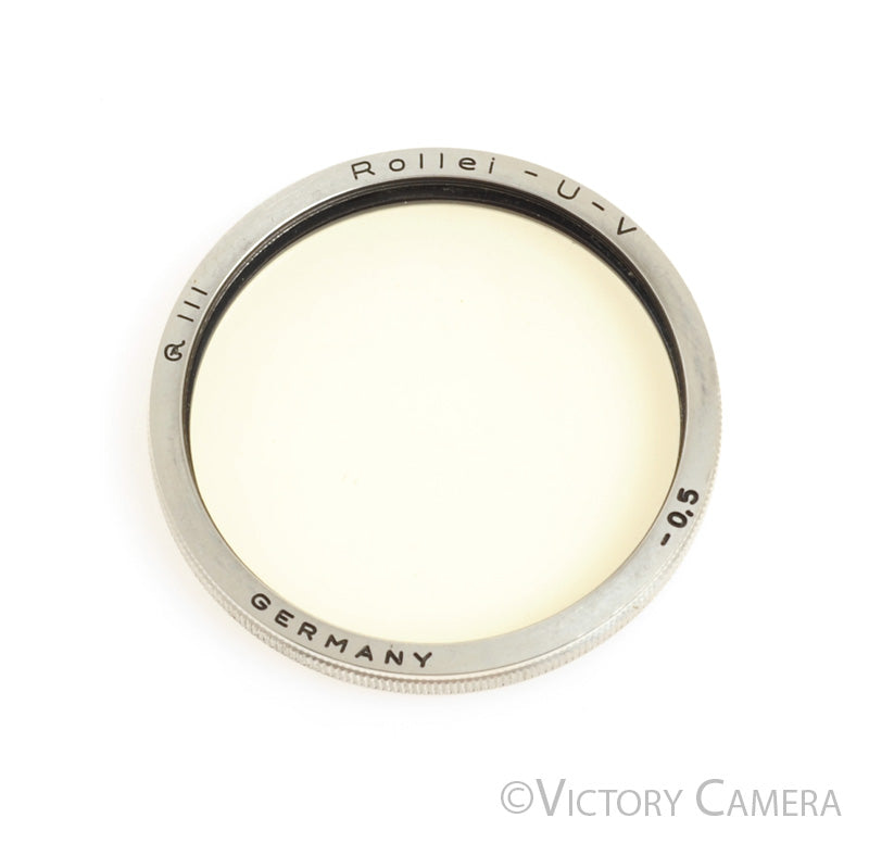 Rollei Rolleiflex Bay III 38mm Clear UV Filter for f2.8 TLR Cameras [EXC] - Victory Camera