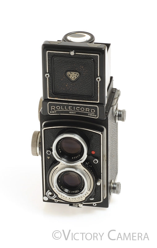 Rollei Rolleicord V TLR Medium Format Camera w/ 75mm f3.5 Xenar Lens [EX] - Victory Camera