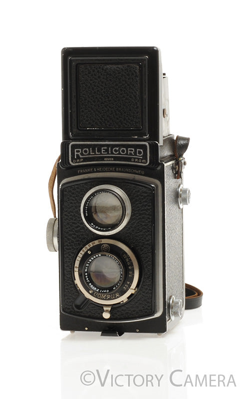 Rolleicord Ia Twin Lens Reflex Camera w/ 7.5cm f3.5 Triotar Lens - Victory Camera