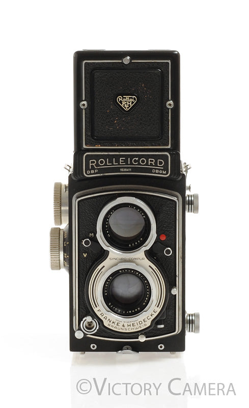 Rollei Rolleicord V TLR Medium Format Camera w/ 75mm f3.5 Xenar Lens [EX] - Victory Camera