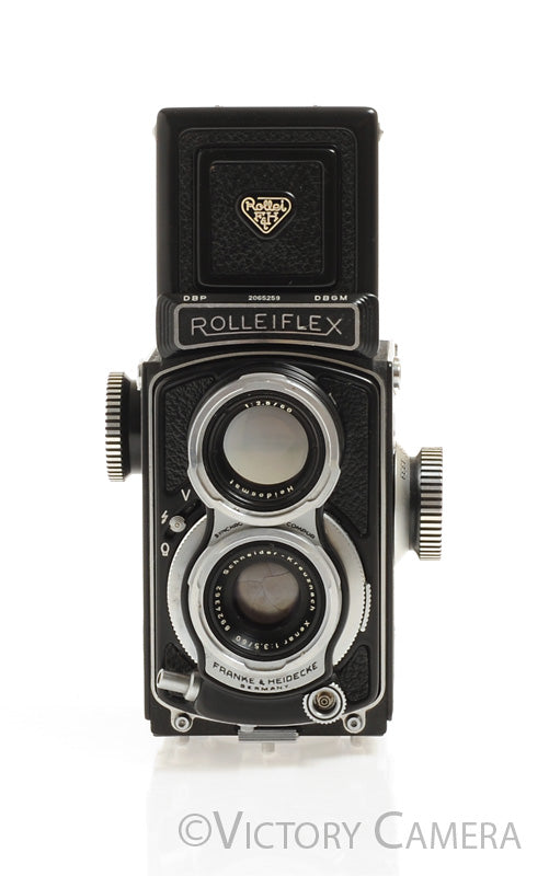 Rollei Baby Rolleiflex 4x4 Camera w/ Xenar 60mm Lens -Jammed- [AS-IS]