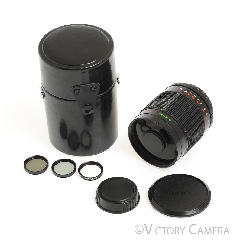 Samyang MC 500mm F8 Mirror Lens for Pentax K [EX-] - Victory Camera