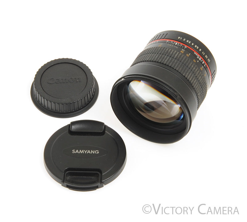 Samyang (Rokinon) 85mm f1.4 AS IF UMC Prime Lens for Canon EF [EXC]