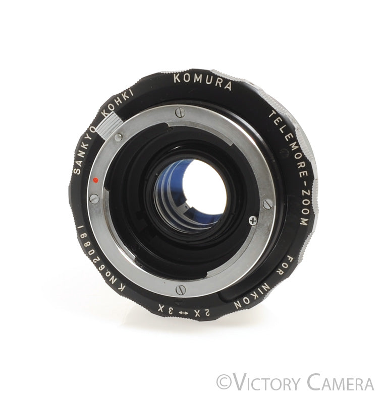 Sankyo Kohi Komura Telemore-Zoom 2x-3x Teleconverter for Nikon -Cool- [EX+] - Victory Camera