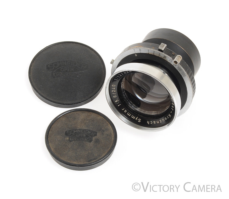 Schneider Symmar 240mm f5.6 Large Format 5x7 Lens in Compur 2 Shutter [EXC-] - Victory Camera