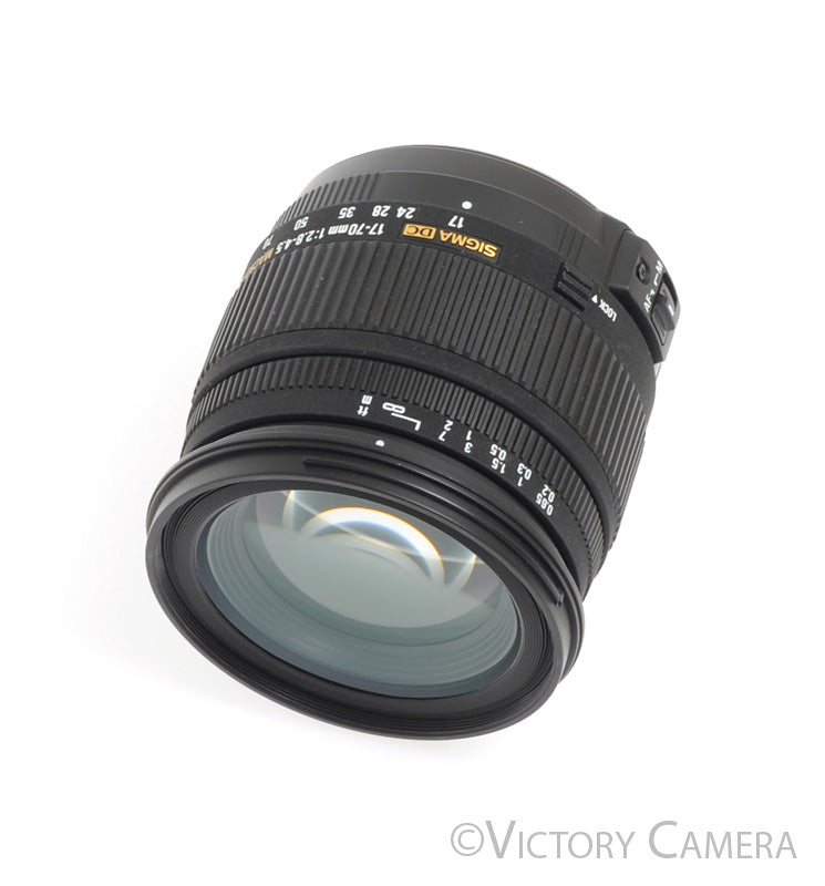 Sigma 17-70mm f2.8-4.5 Macro DC USM Zoom Lens for Nikon DX AF-S [EXC+] - Victory Camera