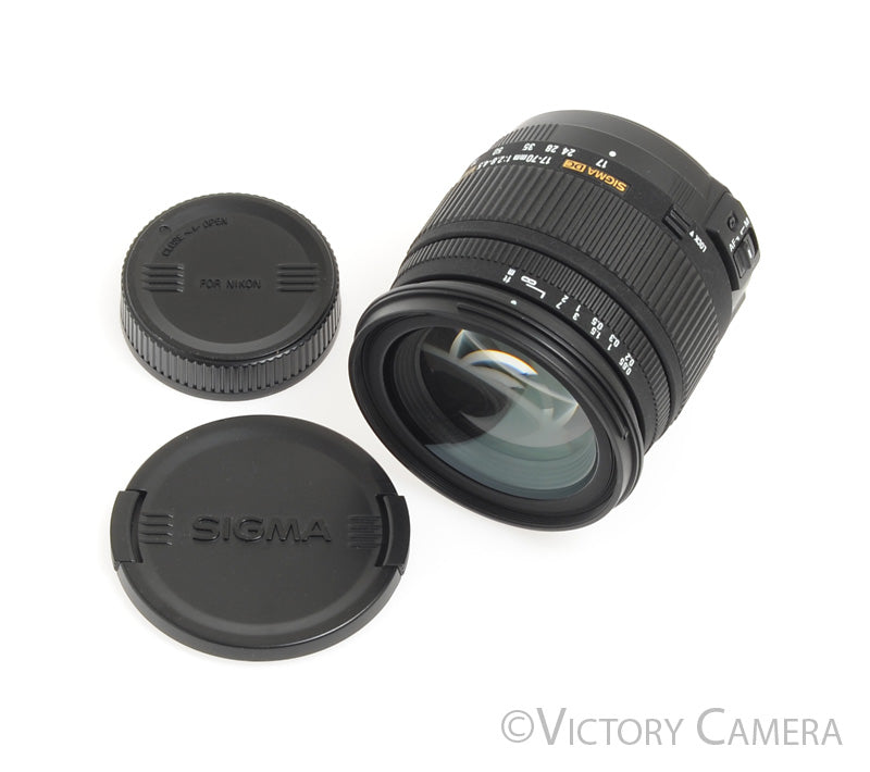 Sigma 17-70mm f2.8-4.5 Macro DC USM Zoom Lens for Nikon DX AF-S [EXC+] - Victory Camera