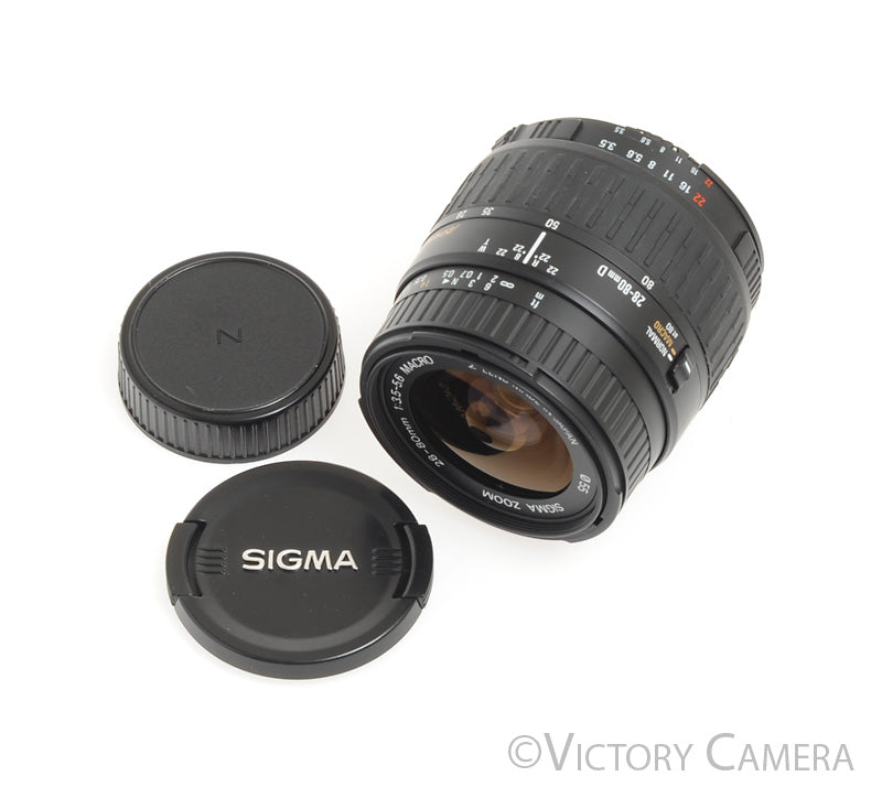 Sigma 28-80mm f3.5-5.6 Zoom Lens for Nikon AF-D -Clean w/ Caps-