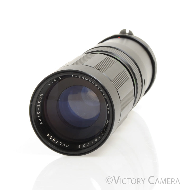 Soligor 90-230mm f4.5 Telephoto Zoom Lens for Nikon Non-AI [EX+] - Victory Camera