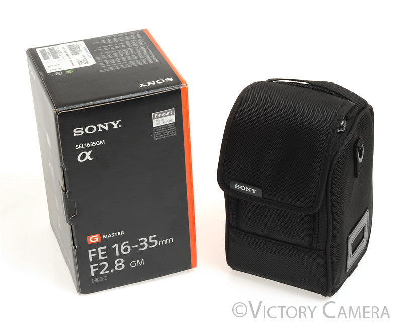 Sony FE 16-35mm f2.8 GM SEL1635GM Wide Angle Zoom Lens for E Mount [MINT] - Victory Camera