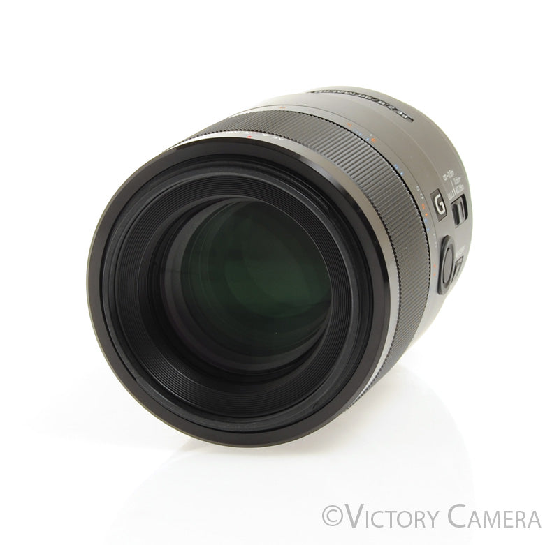 Sony FE 90mm f2.8 Macro G OSS Prime Lens for E Mount w/ Shade [MINT-] - Victory Camera