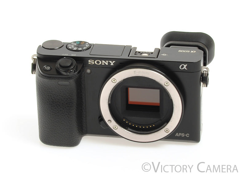 Sony a6000 24.3MP Black Mirrorless Camera Body [EX+] - Victory Camera