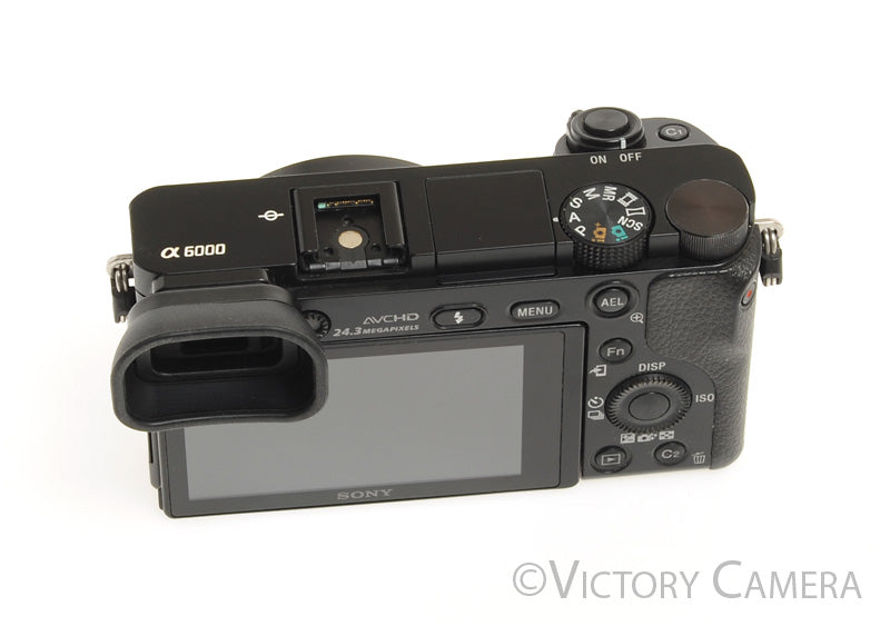 Sony a6000 24.3MP Black Mirrorless Camera Body [EX+] - Victory Camera