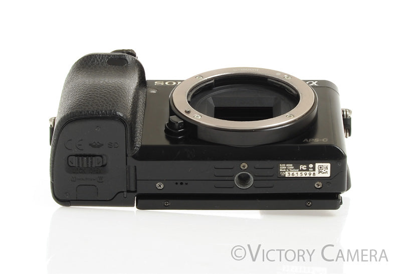 Sony a6000 24.3MP Black Mirrorless Camera Body [EX+] - Victory Camera