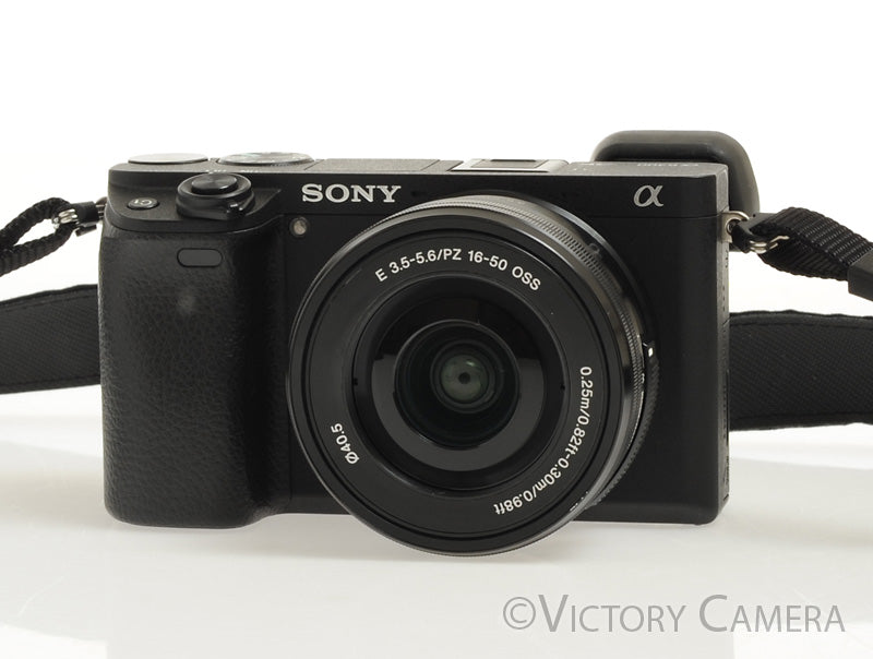 Sony A6300 24.2MP 4K Mirrorless Digital Camera w/ 16-50mm Zoom Lens [MINT-] - Victory Camera