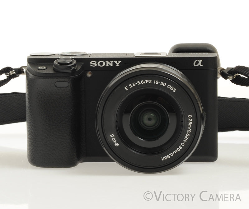 Sony A6300 24.2MP 4K Mirrorless Digital Camera w/ 16-50mm Zoom Lens [MINT-] - Victory Camera