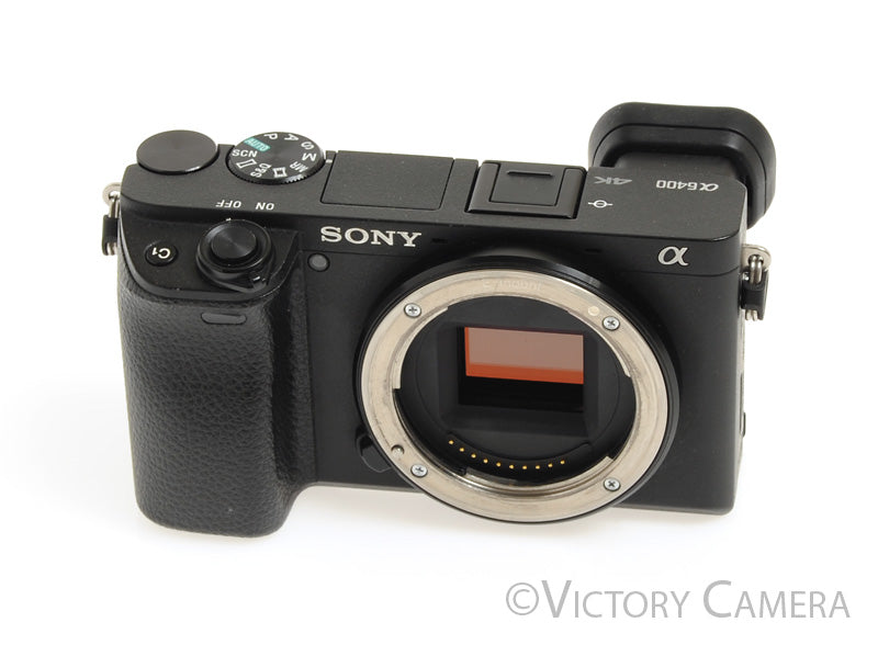 Sony A6400 24.2MP Black Mirrorless Camera Body (~7900 Shots) [MINT-] - Victory Camera